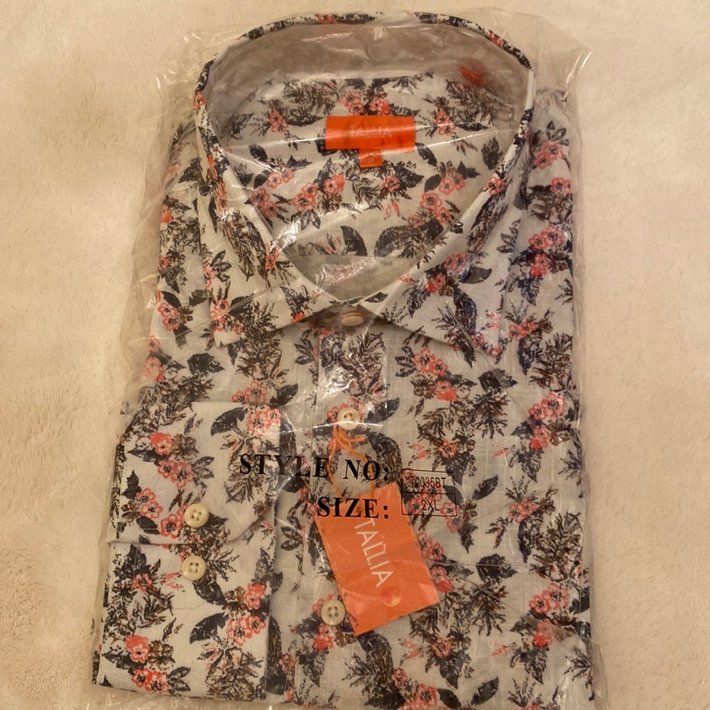 Mens Tallia 100%cotton shirt